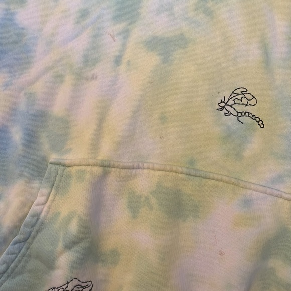 LEVI - Modern Vintage Relaxed Tie-Dye Graphic Embroidered Hoodie - Picture 15 of 15